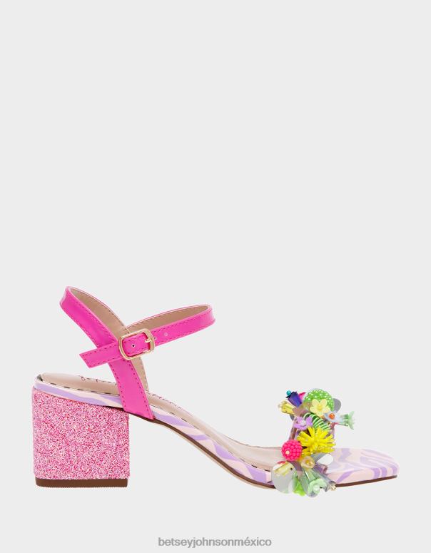 Betsey Johnson zapatos mujer F00V97 jayleene rosa multi