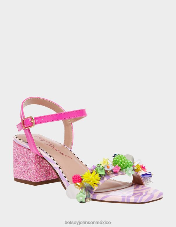 Betsey Johnson zapatos mujer F00V97 jayleene rosa multi