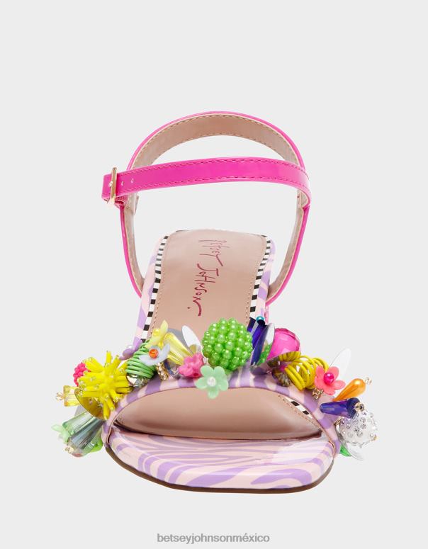 Betsey Johnson zapatos mujer F00V97 jayleene rosa multi