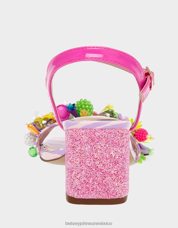 Betsey Johnson zapatos mujer F00V97 jayleene rosa multi