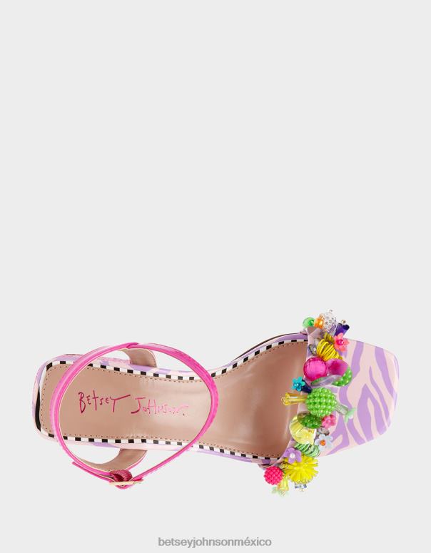 Betsey Johnson zapatos mujer F00V97 jayleene rosa multi