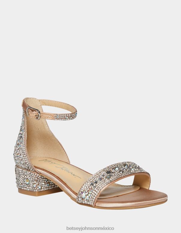 Betsey Johnson zapatos niños F00V151 Mari champán