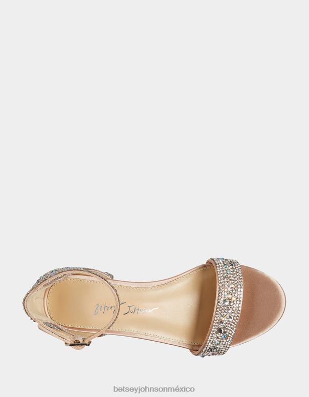 Betsey Johnson zapatos niños F00V151 Mari champán