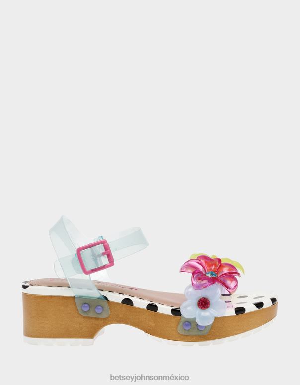 Betsey Johnson zapatos niños F00V152 flryn verde azulado