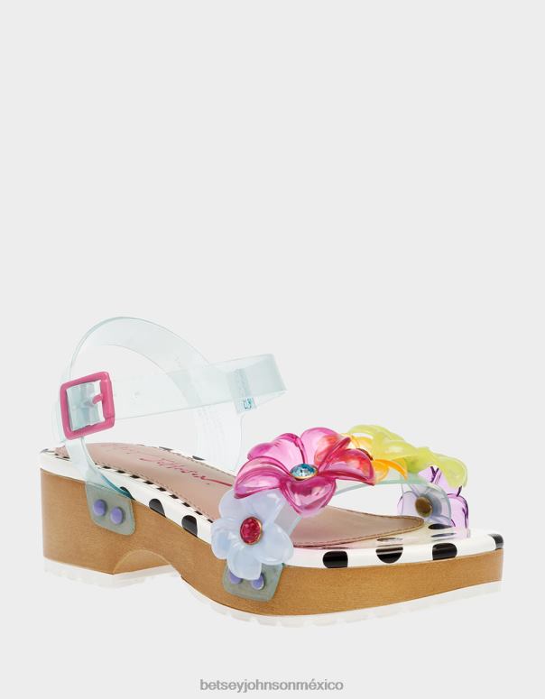 Betsey Johnson zapatos niños F00V152 flryn verde azulado