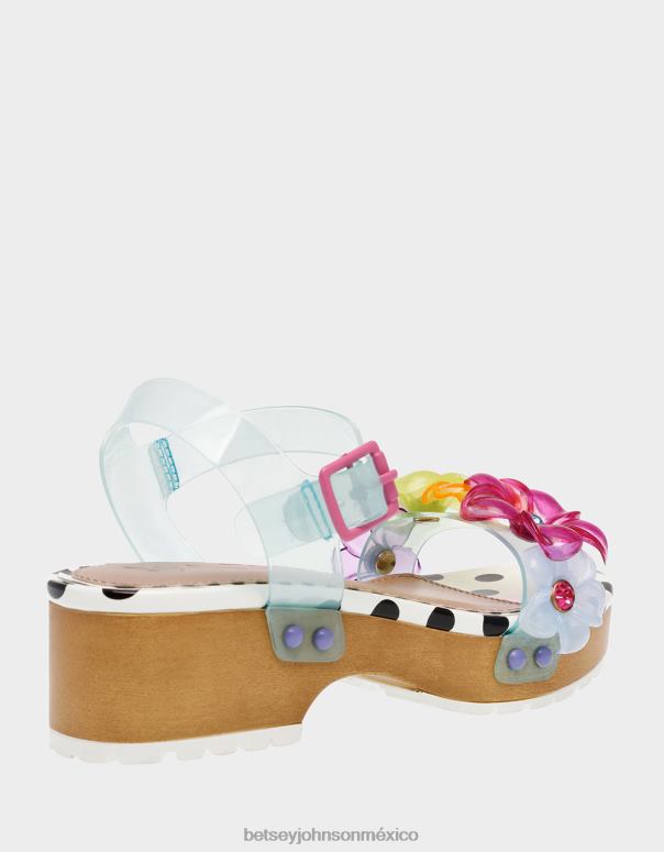Betsey Johnson zapatos niños F00V152 flryn verde azulado