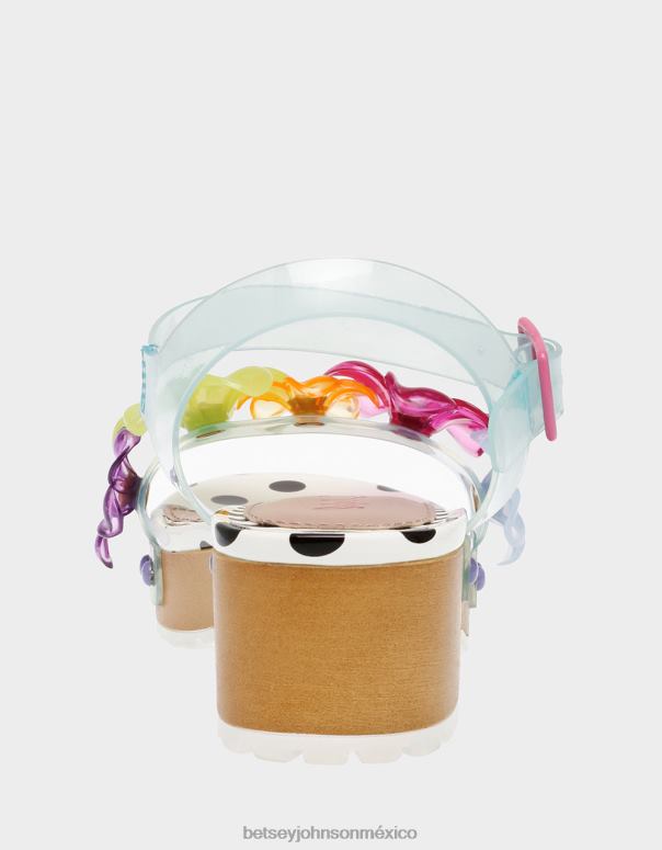 Betsey Johnson zapatos niños F00V152 flryn verde azulado