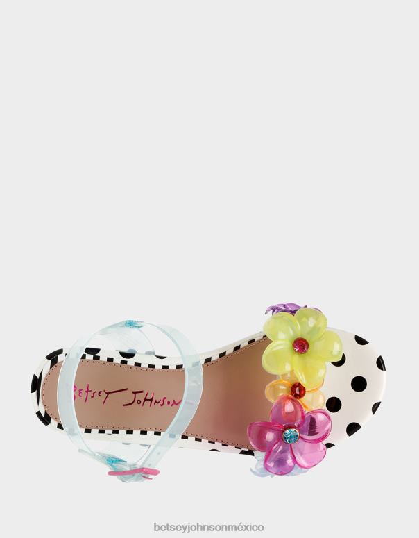 Betsey Johnson zapatos niños F00V152 flryn verde azulado