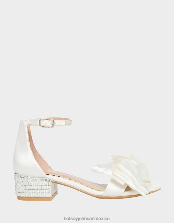 Betsey Johnson zapatos niños F00V184 loco Marfil