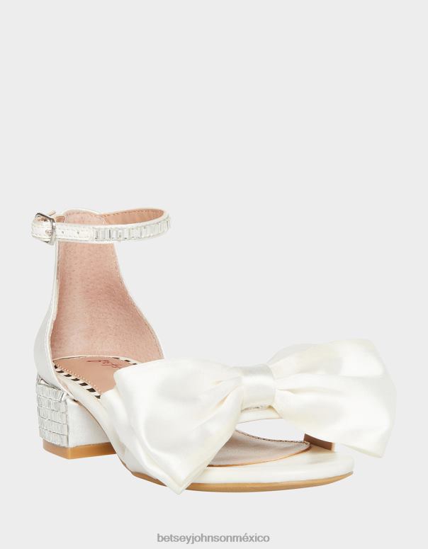 Betsey Johnson zapatos niños F00V184 loco Marfil
