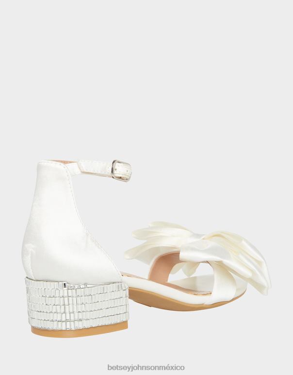 Betsey Johnson zapatos niños F00V184 loco Marfil