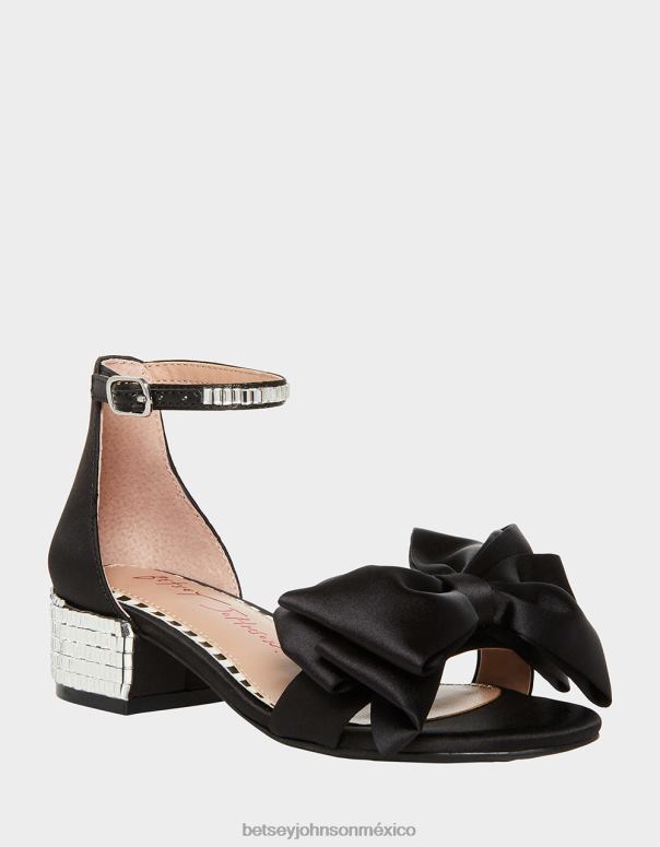 Betsey Johnson zapatos niños F00V189 loco negro