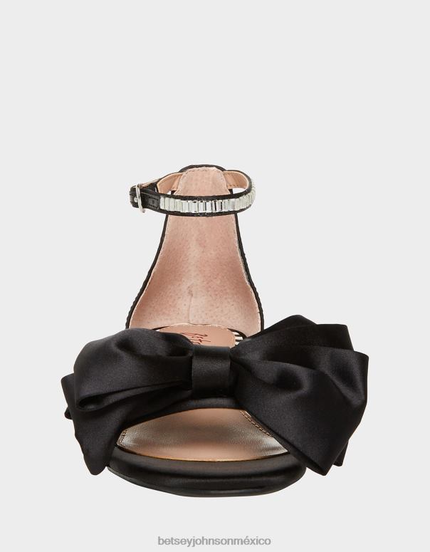 Betsey Johnson zapatos niños F00V189 loco negro