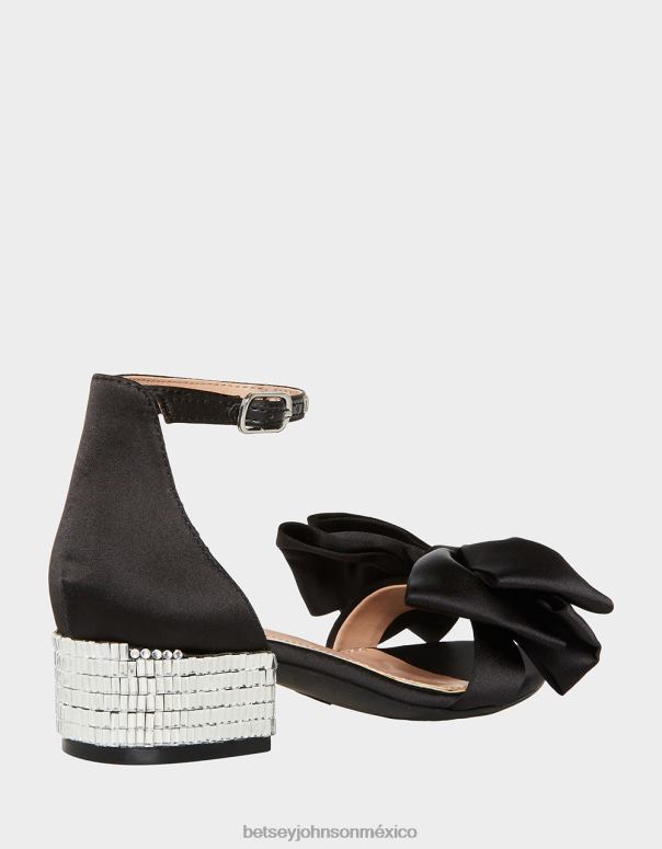 Betsey Johnson zapatos niños F00V189 loco negro