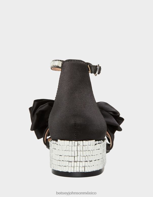 Betsey Johnson zapatos niños F00V189 loco negro