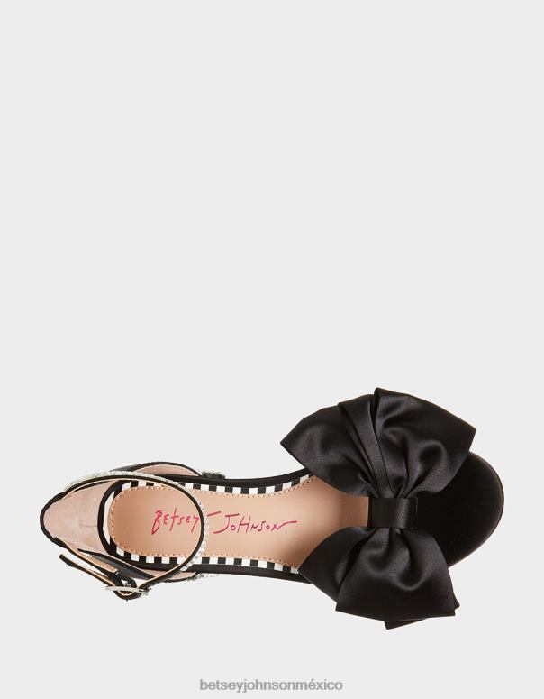 Betsey Johnson zapatos niños F00V189 loco negro