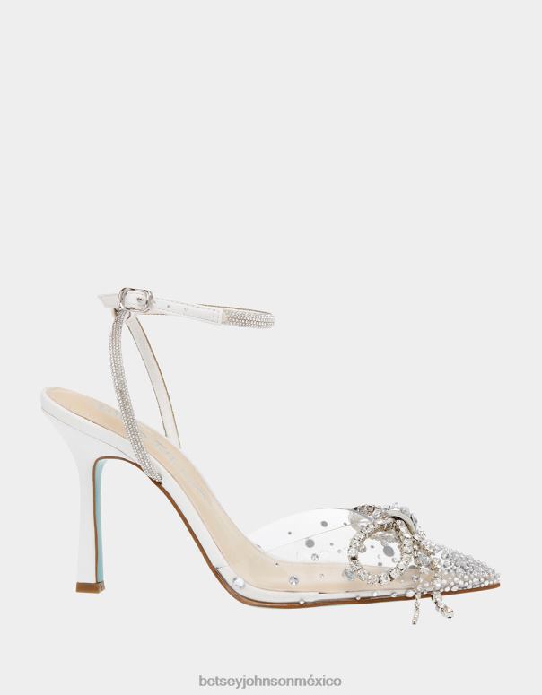 Betsey Johnson zapatos mujer F00V102 sueño blanco