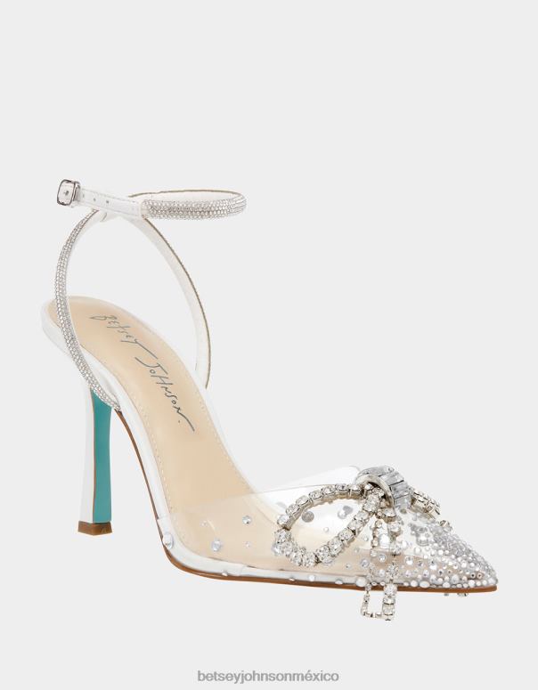 Betsey Johnson zapatos mujer F00V102 sueño blanco