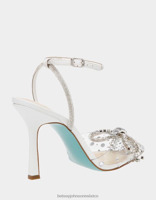 Betsey Johnson zapatos mujer F00V102 sueño blanco