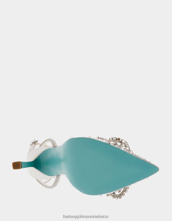Betsey Johnson zapatos mujer F00V102 sueño blanco