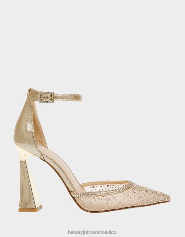 Betsey Johnson zapatos mujer F00V108 viola oro polvoriento