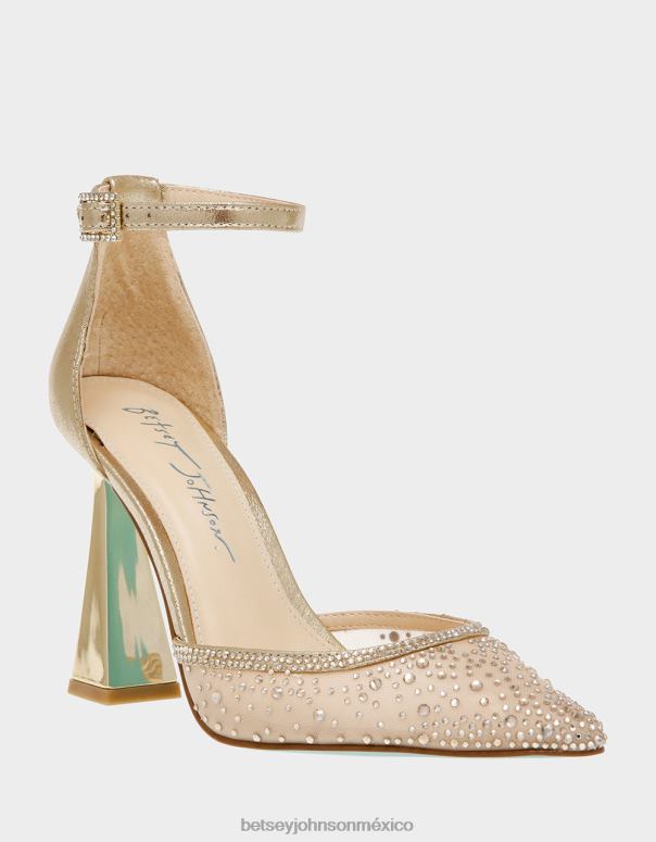 Betsey Johnson zapatos mujer F00V108 viola oro polvoriento