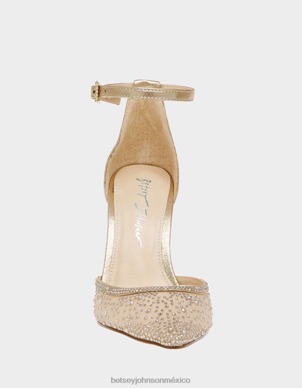 Betsey Johnson zapatos mujer F00V108 viola oro polvoriento