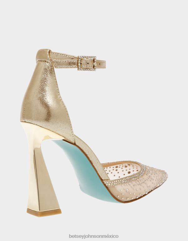 Betsey Johnson zapatos mujer F00V108 viola oro polvoriento