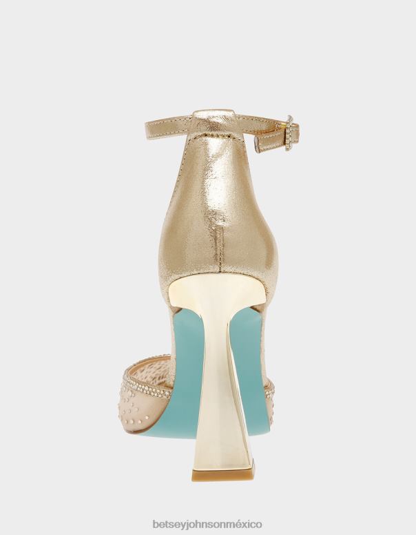 Betsey Johnson zapatos mujer F00V108 viola oro polvoriento