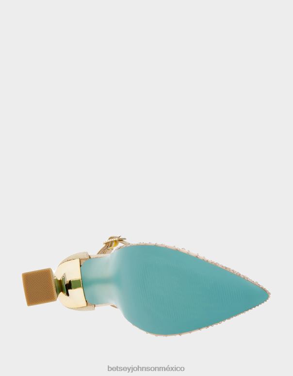 Betsey Johnson zapatos mujer F00V108 viola oro polvoriento