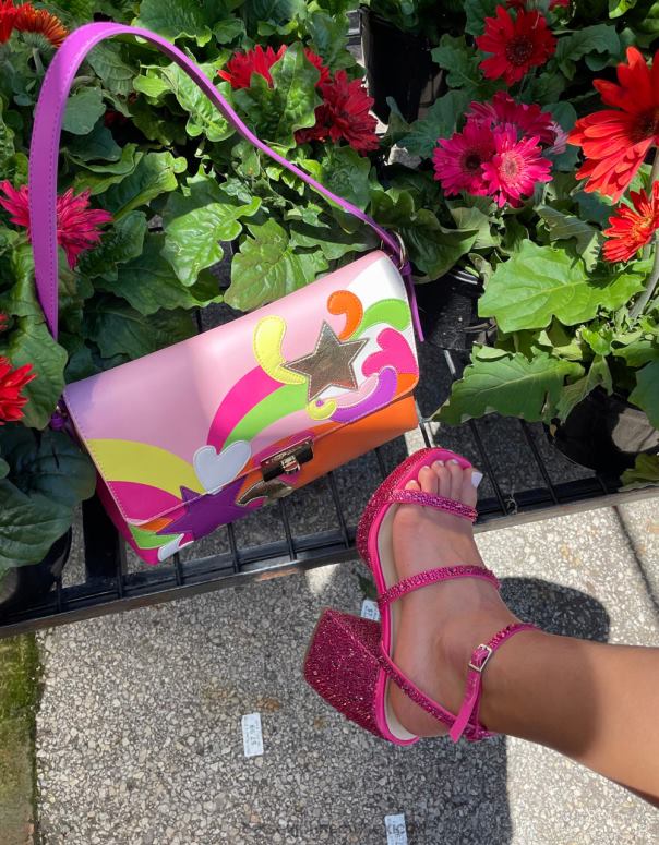 Betsey Johnson zapatos mujer F00V110 Denni fucsia