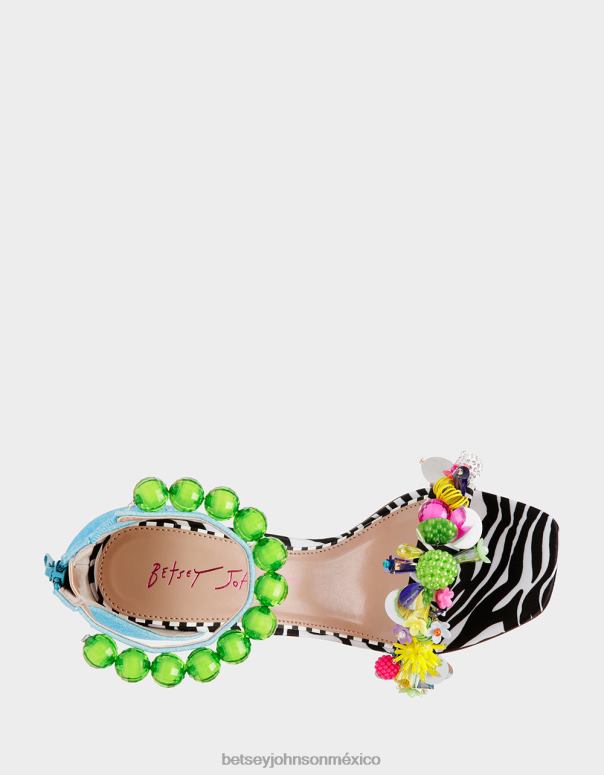 Betsey Johnson zapatos mujer F00V111 clooney multi azul