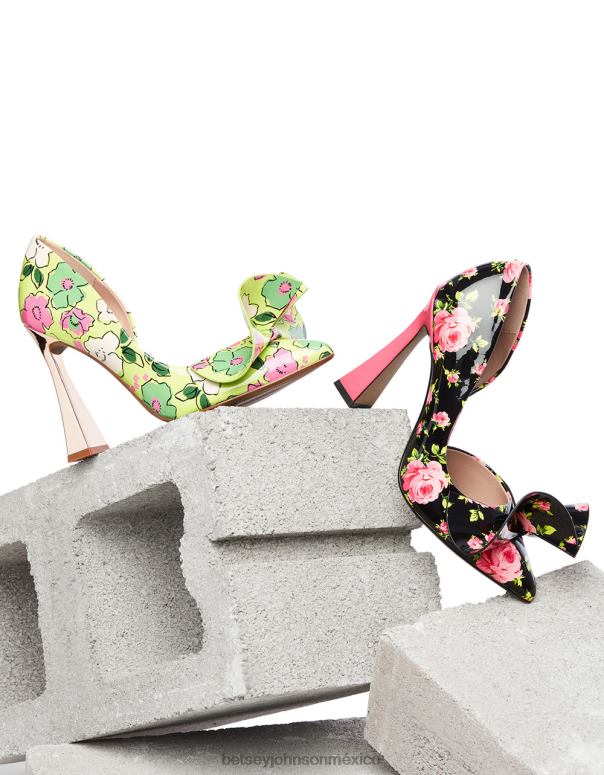 Betsey Johnson zapatos mujer F00V124 noble-p negro multi