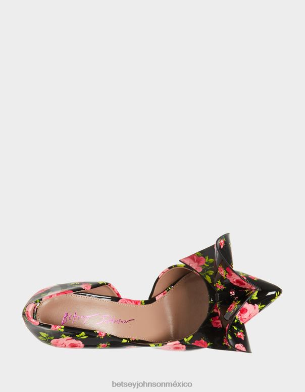 Betsey Johnson zapatos mujer F00V124 noble-p negro multi