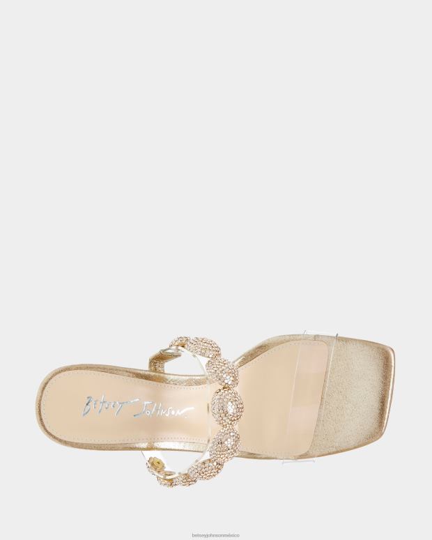 Betsey Johnson zapatos mujer F00V141 troya oro