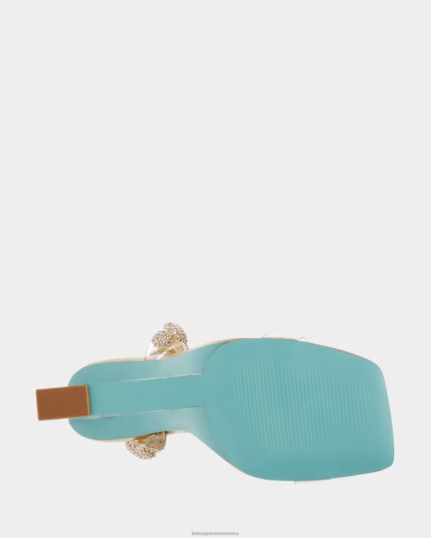 Betsey Johnson zapatos mujer F00V141 troya oro