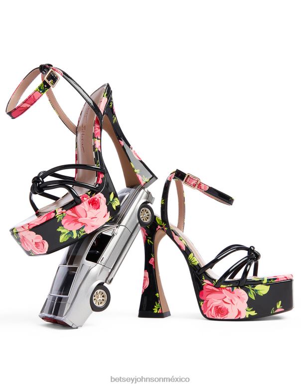 Betsey Johnson zapatos mujer F00V160 tiky negro multi