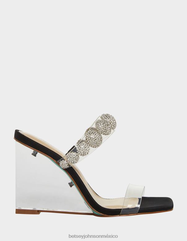 Betsey Johnson zapatos mujer F00V163 troya negro