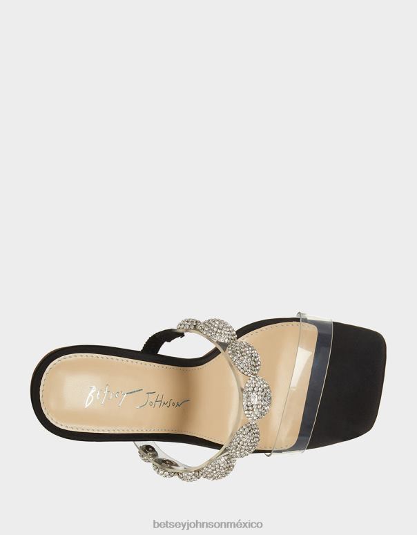 Betsey Johnson zapatos mujer F00V163 troya negro