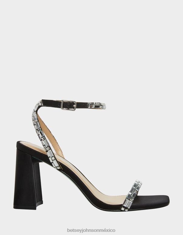Betsey Johnson zapatos mujer F00V176 escocés negro