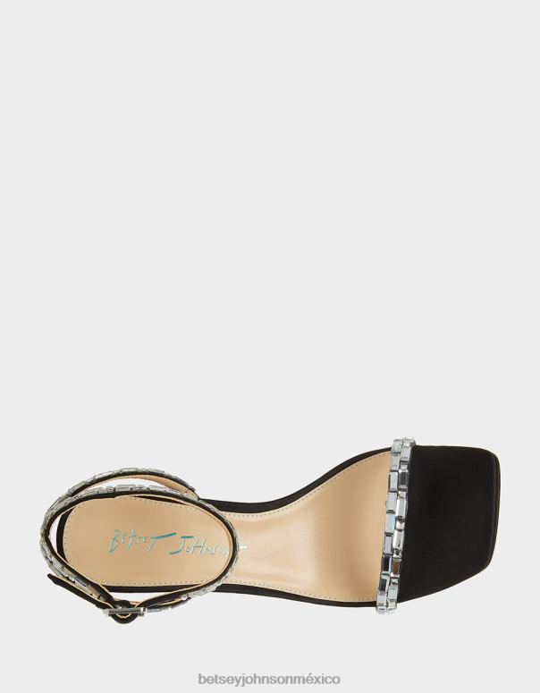 Betsey Johnson zapatos mujer F00V176 escocés negro