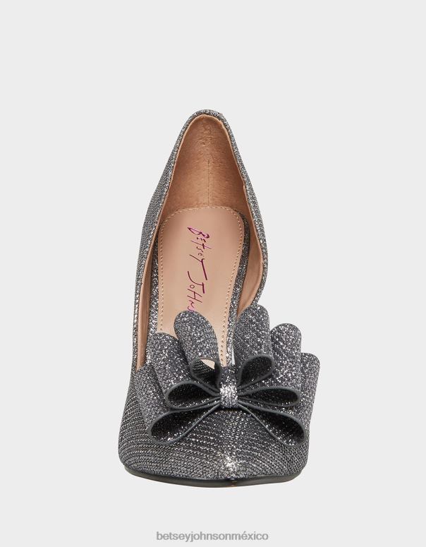 Betsey Johnson zapatos mujer F00V179 Príncipe estaño