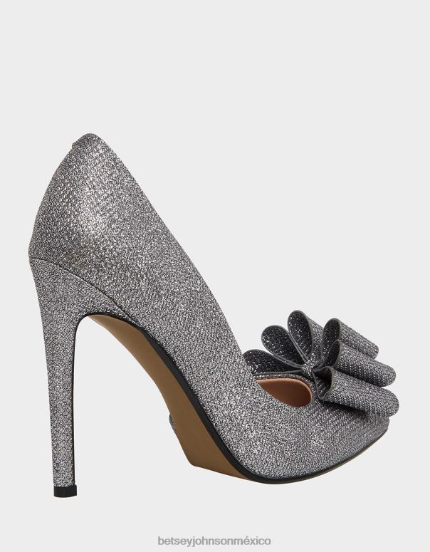 Betsey Johnson zapatos mujer F00V179 Príncipe estaño