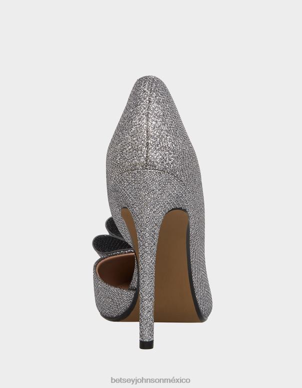 Betsey Johnson zapatos mujer F00V179 Príncipe estaño