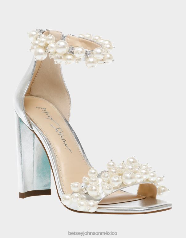 Betsey Johnson zapatos mujer F00V17 sb-fay plata