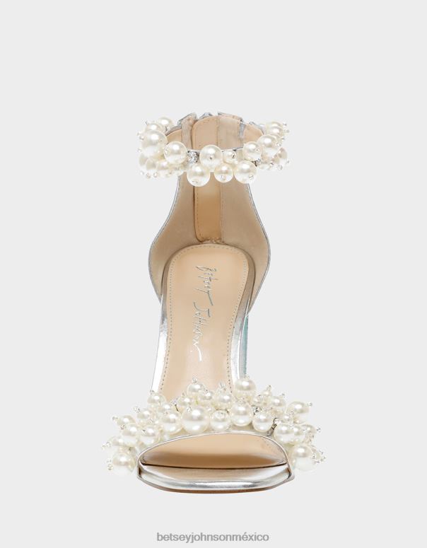 Betsey Johnson zapatos mujer F00V17 sb-fay plata