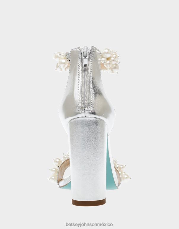 Betsey Johnson zapatos mujer F00V17 sb-fay plata