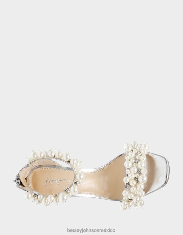 Betsey Johnson zapatos mujer F00V17 sb-fay plata