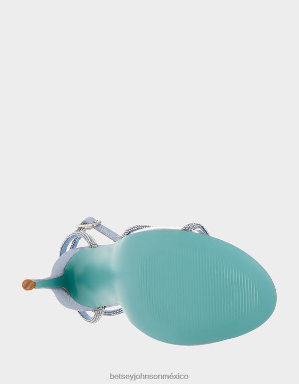 Betsey Johnson zapatos mujer F00V181 Vera azul claro