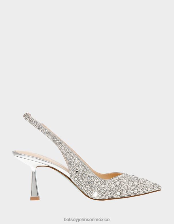 Betsey Johnson zapatos mujer F00V18 clark plata